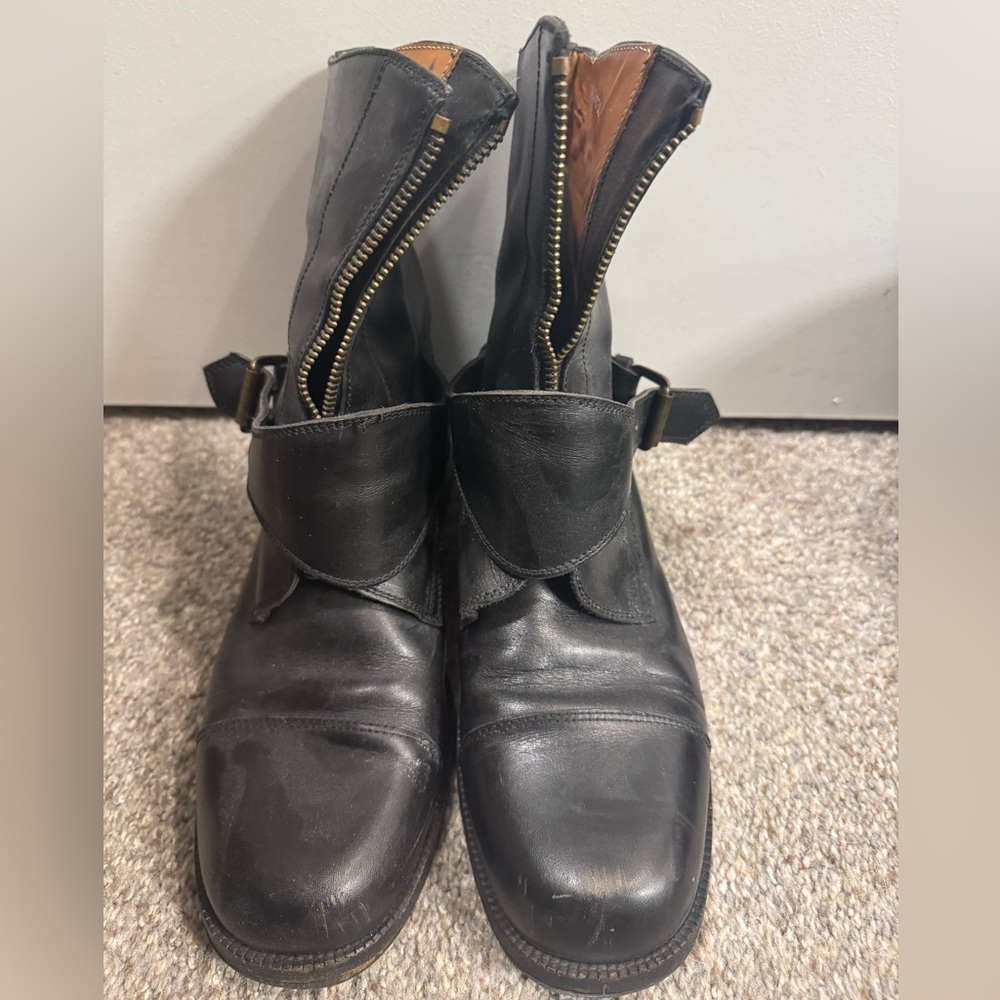 Re-Soled Vintage Ralph Lauren 90’s Buckle Boots size US 10.5